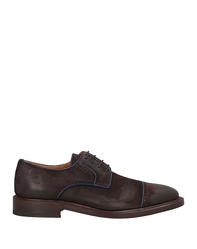 CORDWAINER Laced shoes Dark brown Leather