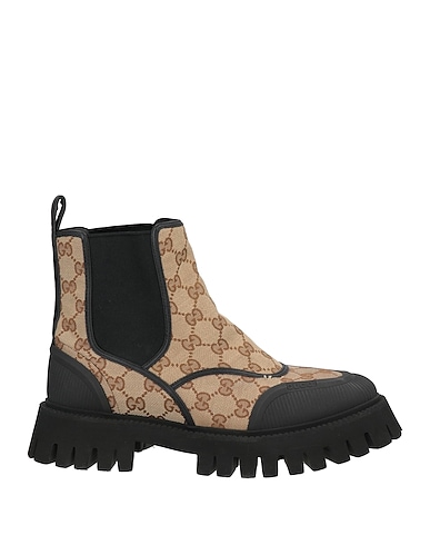 GUCCI Ankle boot Sand Textile fibers