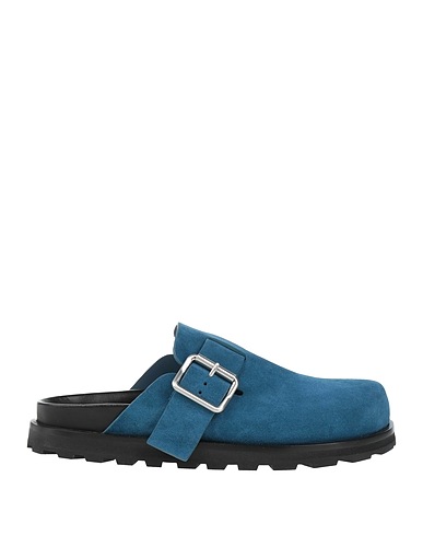 JIL SANDER Mules and clogs Slate blue Leather