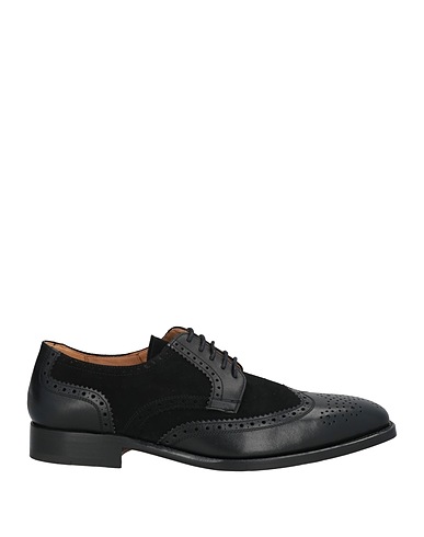 CORDWAINER Laced shoes Black Leather