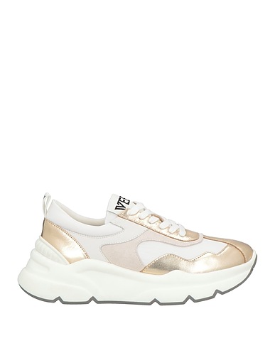 EMANUÉLLE VEE Sneakers Oro Pelle, Fibre tessili