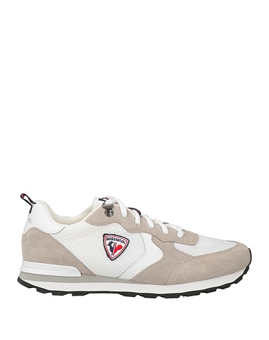 ROSSIGNOL Sneakers White Leather, Textile fibres