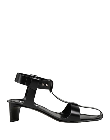 JIL SANDER Sandali Nero Pelle