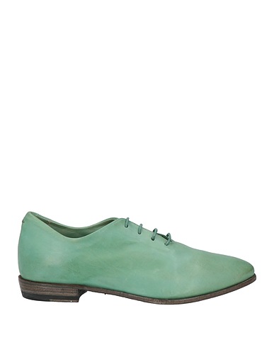 PANTANETTI Laced shoes Sage green Leather