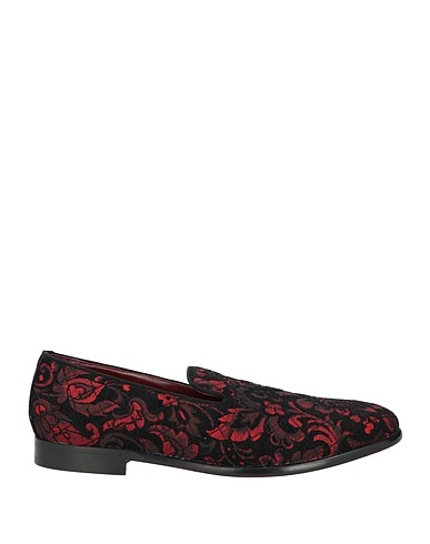DOLCE&GABBANA Loafers Black Textile fibers