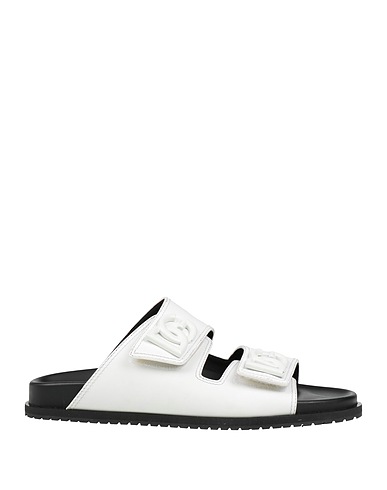 DOLCE&GABBANA Sandals White Calfskin