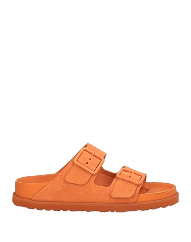 BIRKENSTOCK Sandals Orange Leather