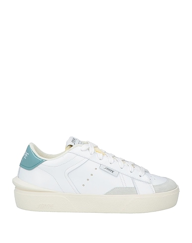 STRYPE Sneakers White Leather, Textile fibres