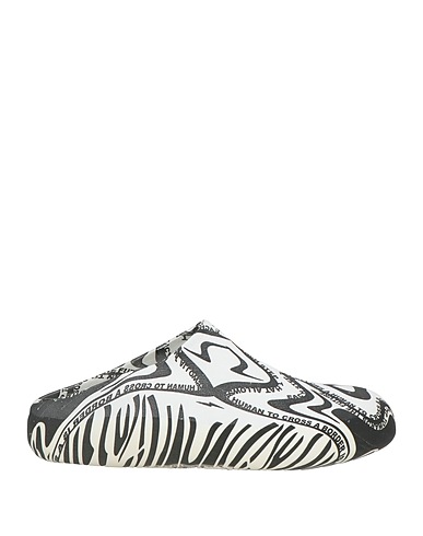 RBRSL RUBBER SOUL Mules and clogs White Leather