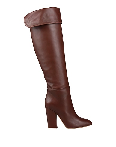 SERGIO ROSSI Boots Chocolate brown Leather