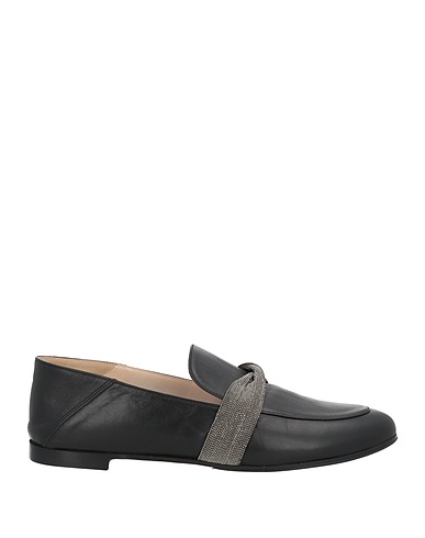 FABIANA FILIPPI Loafers Black Leather