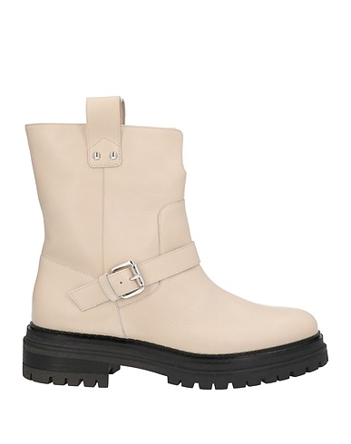 SERGIO ROSSI Ankle boot Beige Leather