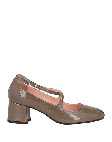 ANNA F. Court Taupe Leather