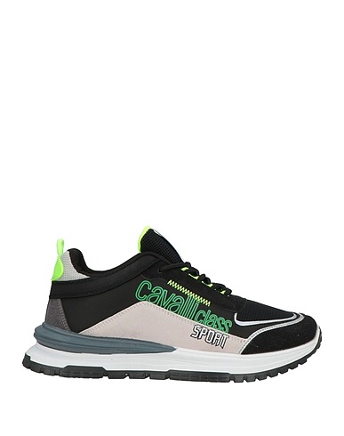 CAVALLI CLASS Sneakers SPORT Black Textile fibres