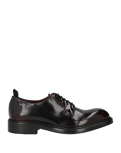 ALEXANDER HOTTO Laced shoes Plum Calfskin