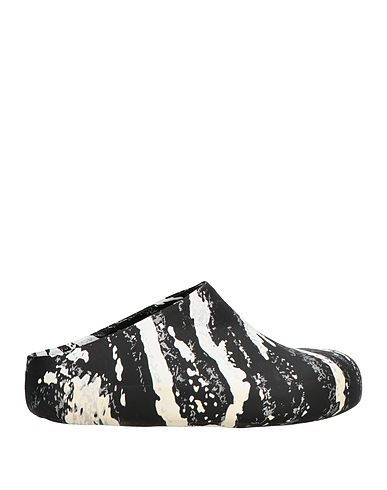 RBRSL RUBBER SOUL Mule e zoccoli Nero Pelle