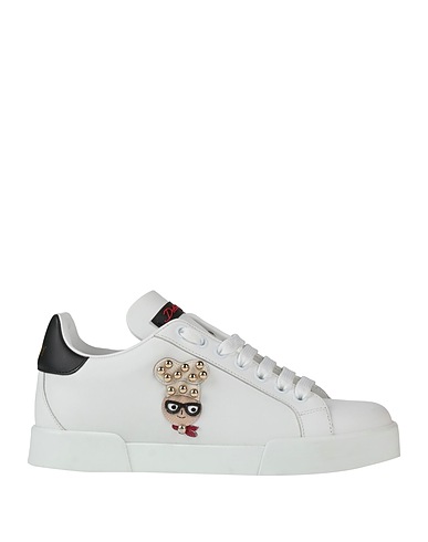 DOLCE&GABBANA Sneakers White 100% Calfskin