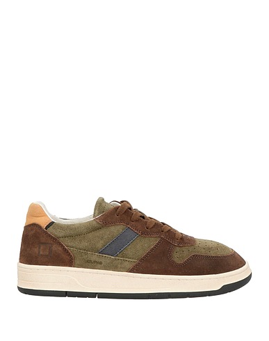 D.A.T.E. Sneakers Military green Leather