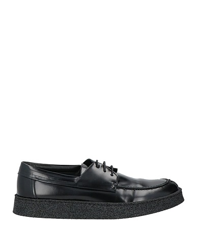 PANTANETTI Laced shoes Black Leather
