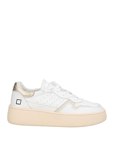 D.A.T.E. Sneakers Weiß Kalbsleder