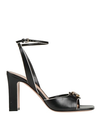 VALENTINO GARAVANI Sandals Black Leather