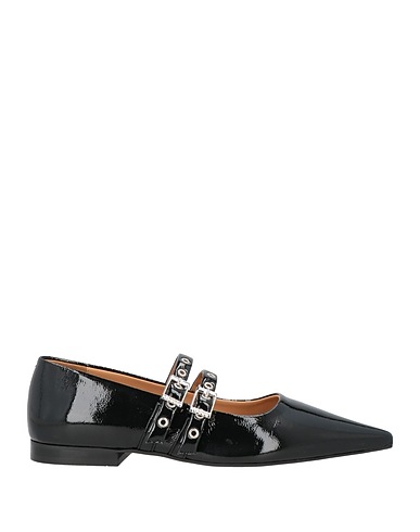GANNI Footwear Black Textile fibers