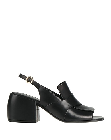 DRIES VAN NOTEN Sandals Black Leather