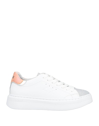SUN 68 Sneakers White Leather, Textile fibres