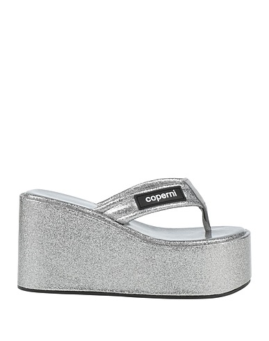 COPERNI Flip flops Silver Textile fibres