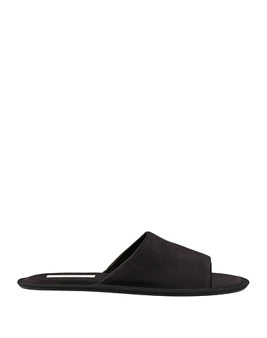 THE ROW Sandals Black 72% Viscose, 28% Silk