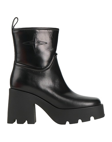 NODALETO Stiefelette Schwarz Leder