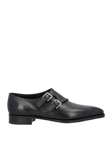 JOHN LOBB Loafers Black Calfskin