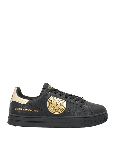 VERSACE JEANS COUTURE Sneakers Nero Pelle, Fibre tessili