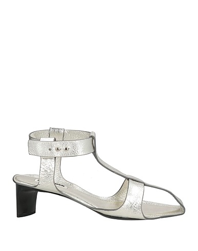 JIL SANDER Sandals Silver Leather