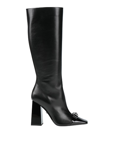 VERSACE Boots Black Calfskin