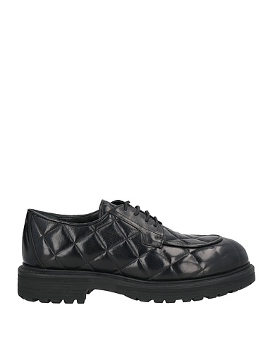 DUCANERO Laced shoes Black Buffalo leather