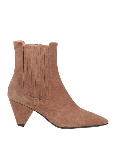 ANNA F. Ankle boot Light brown Leather