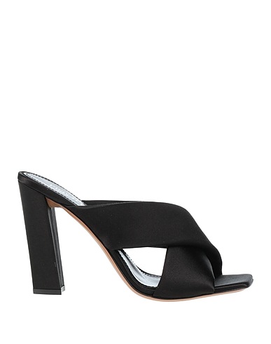 PARIS TEXAS Sandals Black Textile fibres