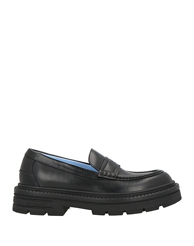 VERSACE Loafers Black Calfskin