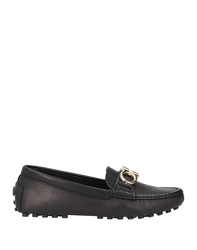 FERRAGAMO Loafers Black Calfskin