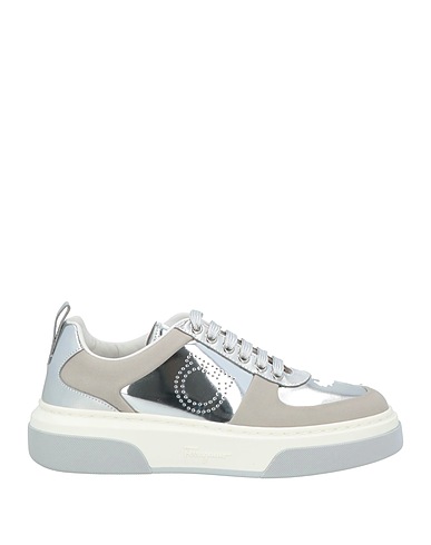 FERRAGAMO Sneakers Light grey Calfskin