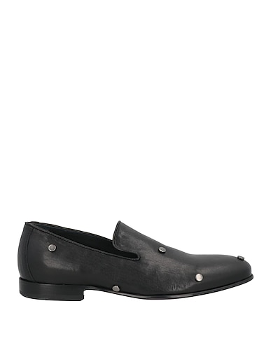 MICH SIMON Loafers Black Leather