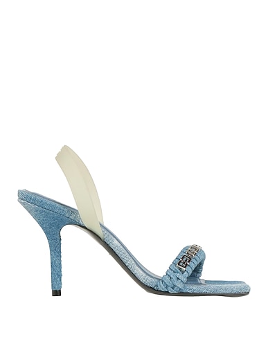 GIVENCHY Sandals Blue Textile fibers