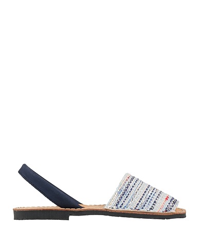 SKA Sandals Sky blue Textile fibers, Leather