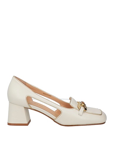 CAFèNOIR Court Cream Leather