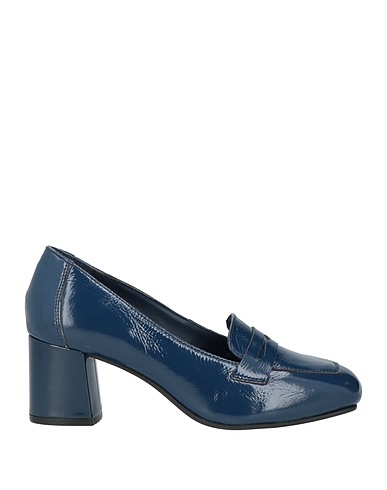 MNG COLLECTION Loafers Navy blue Leather