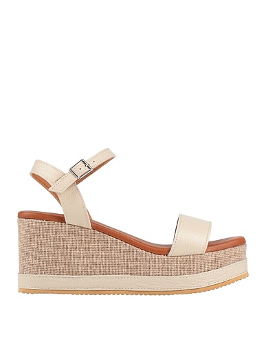 SPARWOMAN Sandals Beige Leather
