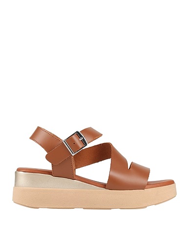 SPARWOMAN Sandals Brown Leather