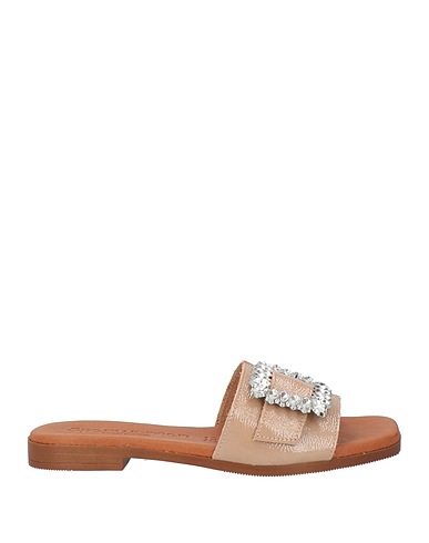 SPARWOMAN Sandalen Hellbraun Leder