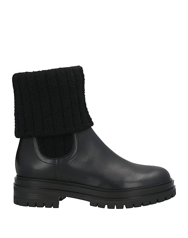 GIANVITO ROSSI Ankle boot Black Textile fibres, Leather